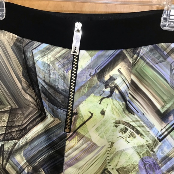 Ted Baker Parquet Geo Print Skirt Black TB Size 1 US 2-4 XS - Picture 6 of 10